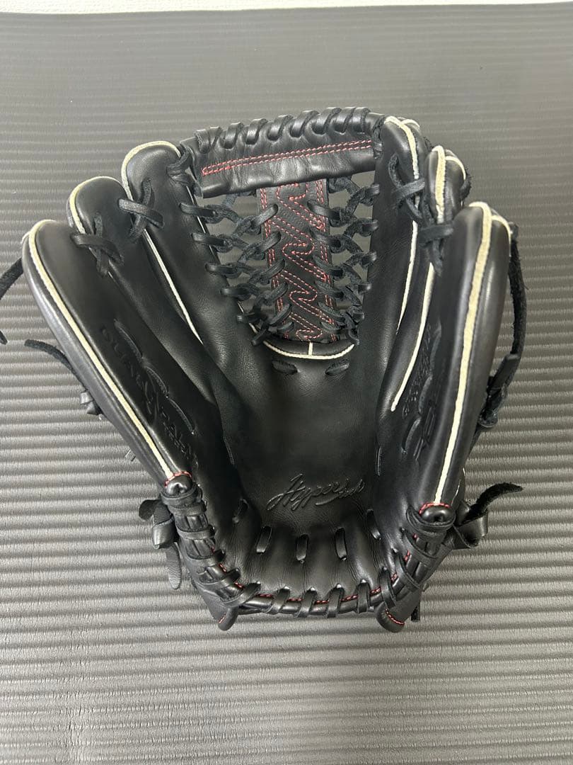 Rawlings ブラック 軟式グローブ　両投用