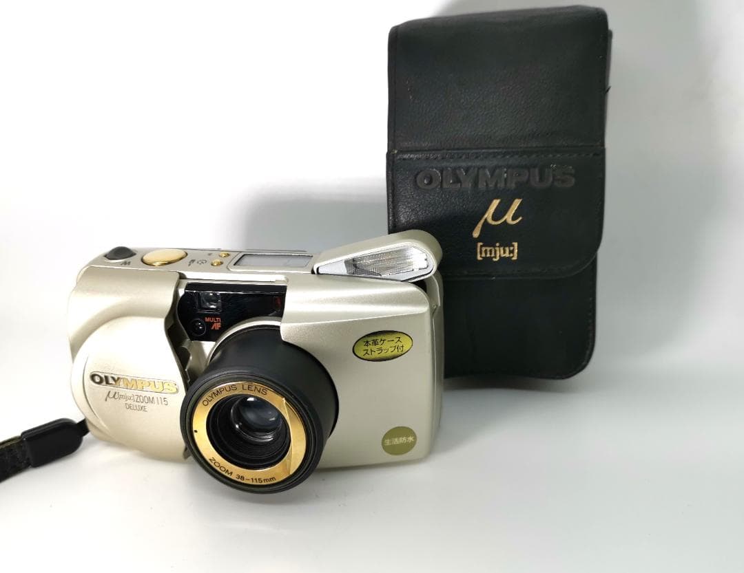 美品 コンパクトフィルムカメラ mju ZOOM115 DELUXE