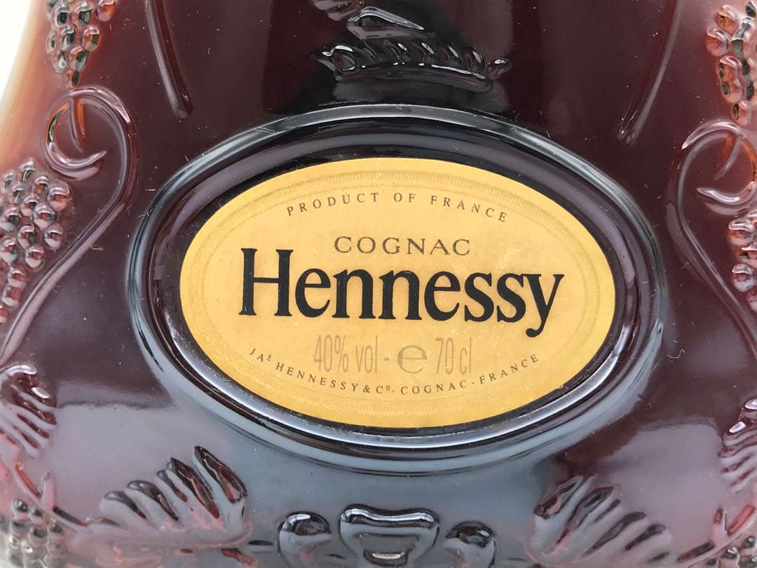 517[未開栓]Hennessy ヘネシー X.O 金キャップ 箱無し