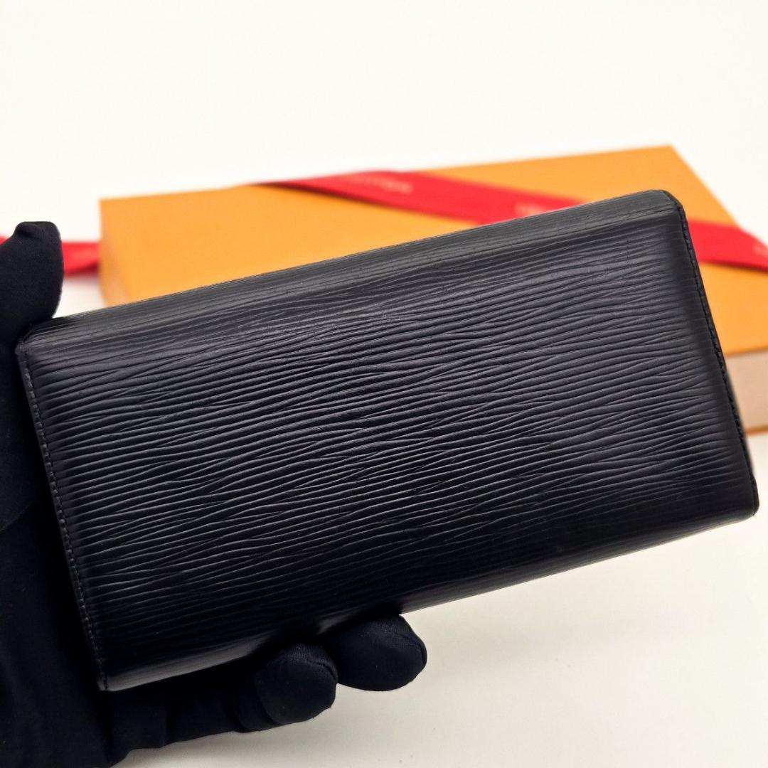 T 長財布 エピ ポルトフォイユ サラ 6枚 A33 ブラック