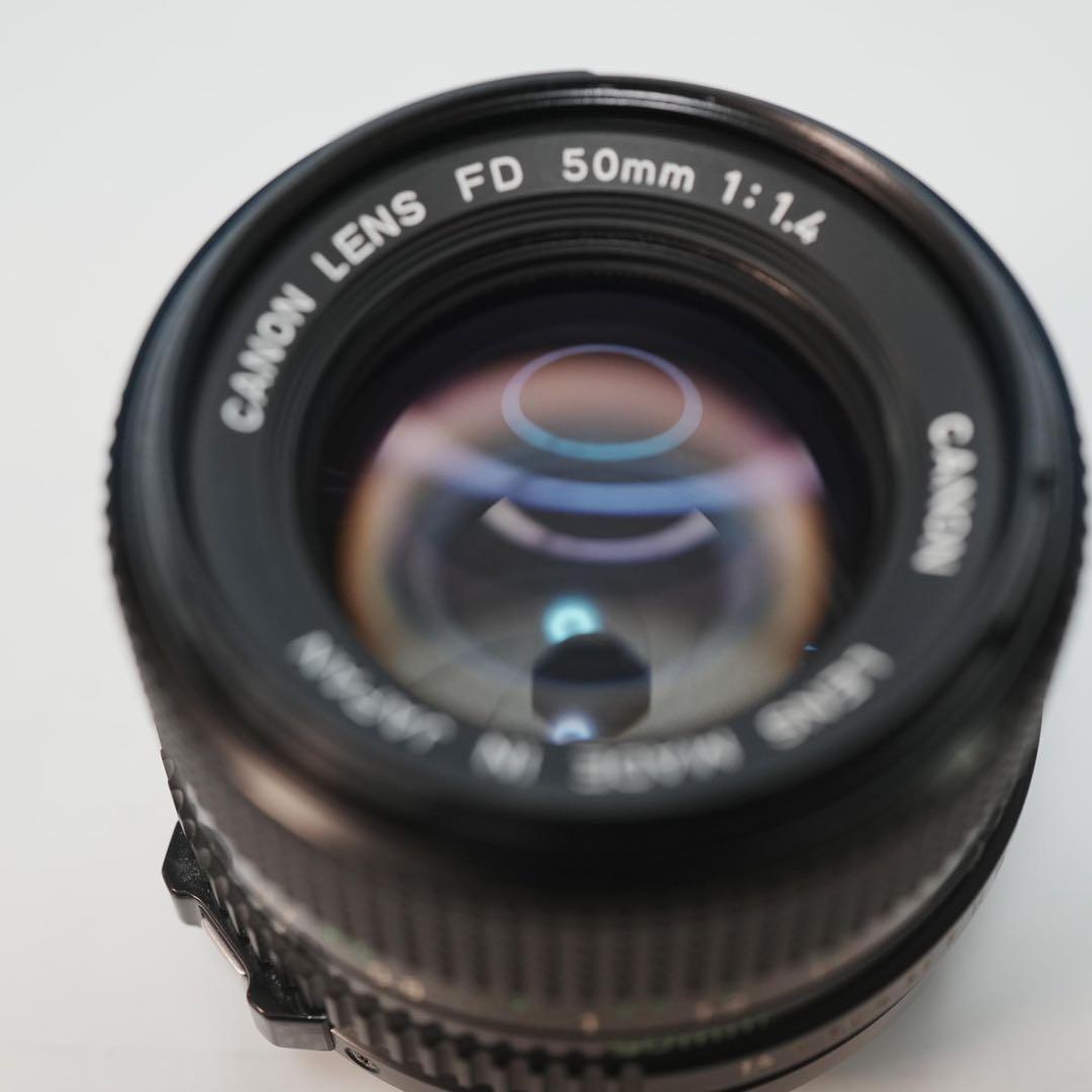 Canon純正 FD 50mm F1.4 オールドレンズ 美品 a3996