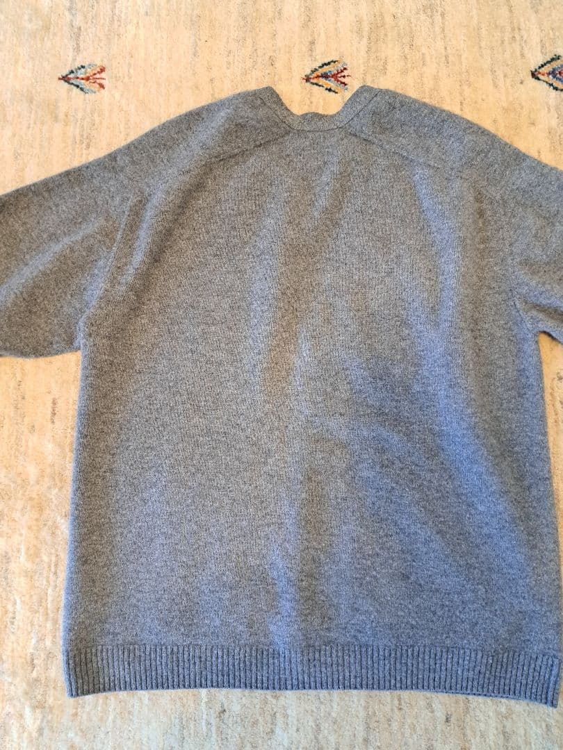 美品　BATONER　フリースウールカーディガン L　定価35000円