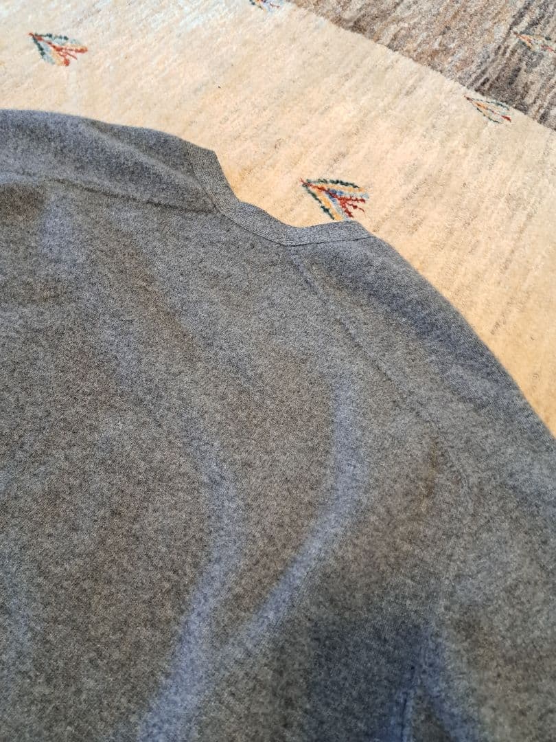 美品　BATONER　フリースウールカーディガン L　定価35000円