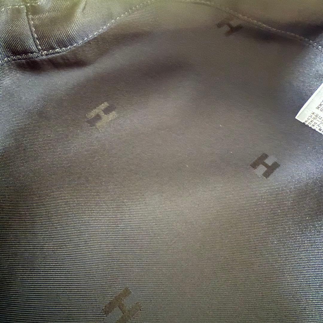 【未使用】正規品 エルメス ベレー帽 サントノーレ 57 マリン シルク100%