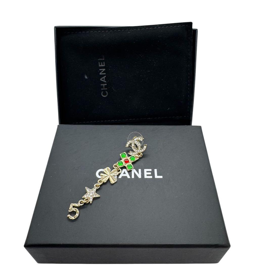 CHANEL シャネル B23C ココマーク 2023年製 メタル ピアス