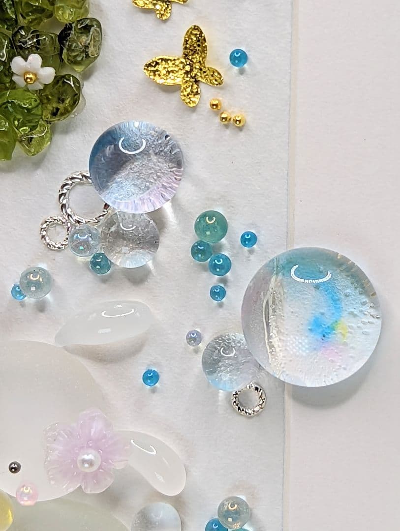 『Apple Blossom & Princess.*』シーグラスアート