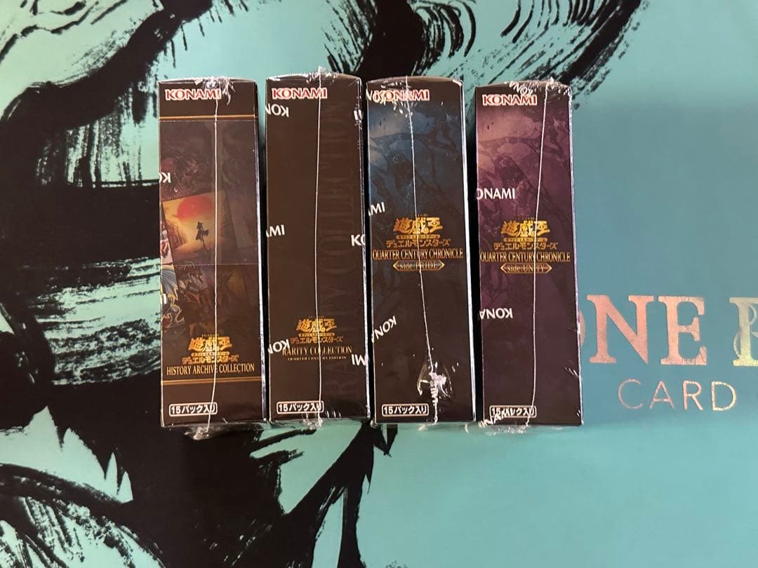 【遊戯王】 新品未開封合計4BOX ヒスコレ、クォーターセンチュリークロニクル