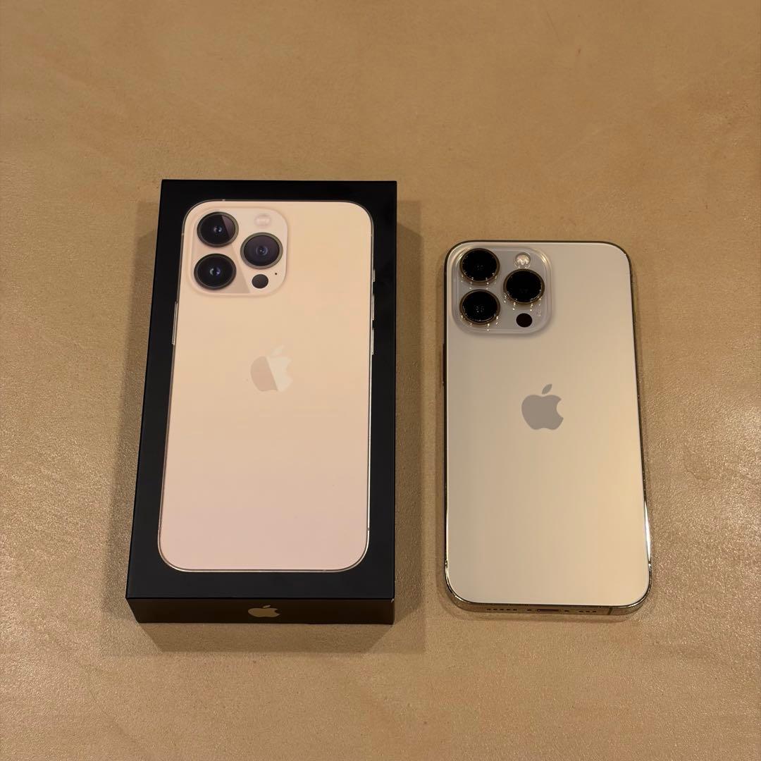 iPhone 13 Pro ゴールド 【美品・箱付き】