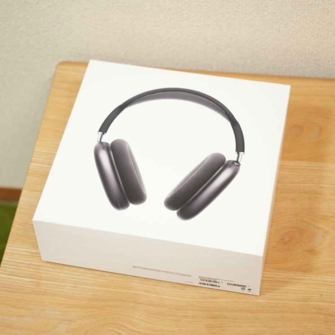 【本体】 AirPods MAX 箱付き スペースグレー【シリアルコード画像有】