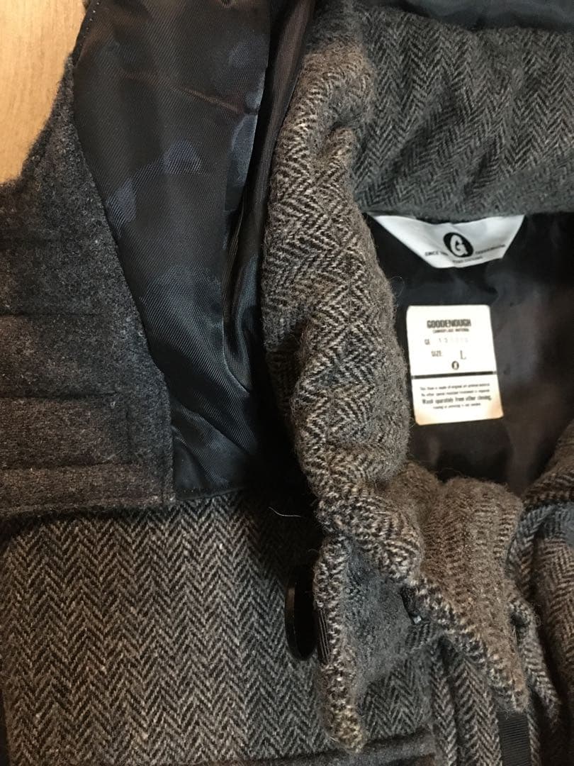 goodenough ツイードダウンベスト