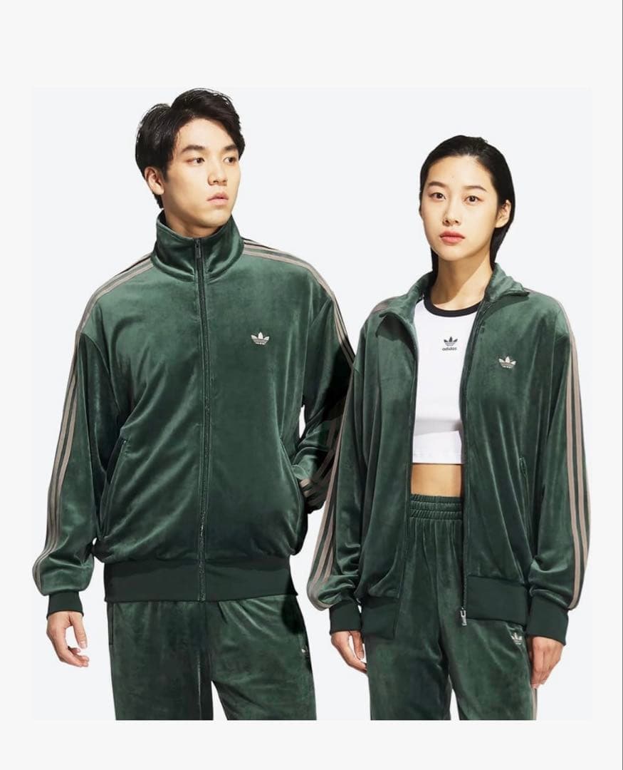 【最終値下げ】adidas ファイヤーバード トラックトップ グリーンM