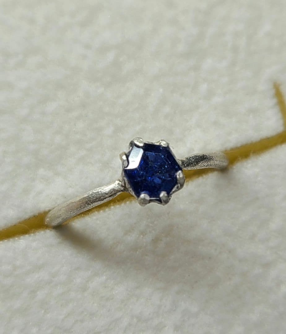 えむえす★スリランカ産ブルーサファイア★リングオーダー