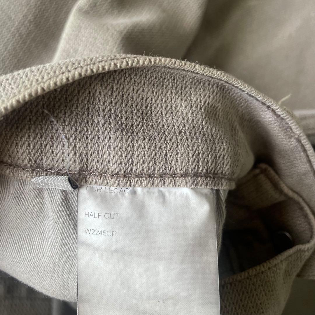 OUR LEGACY ハーフパンツHALF CUT 24SS capri cut