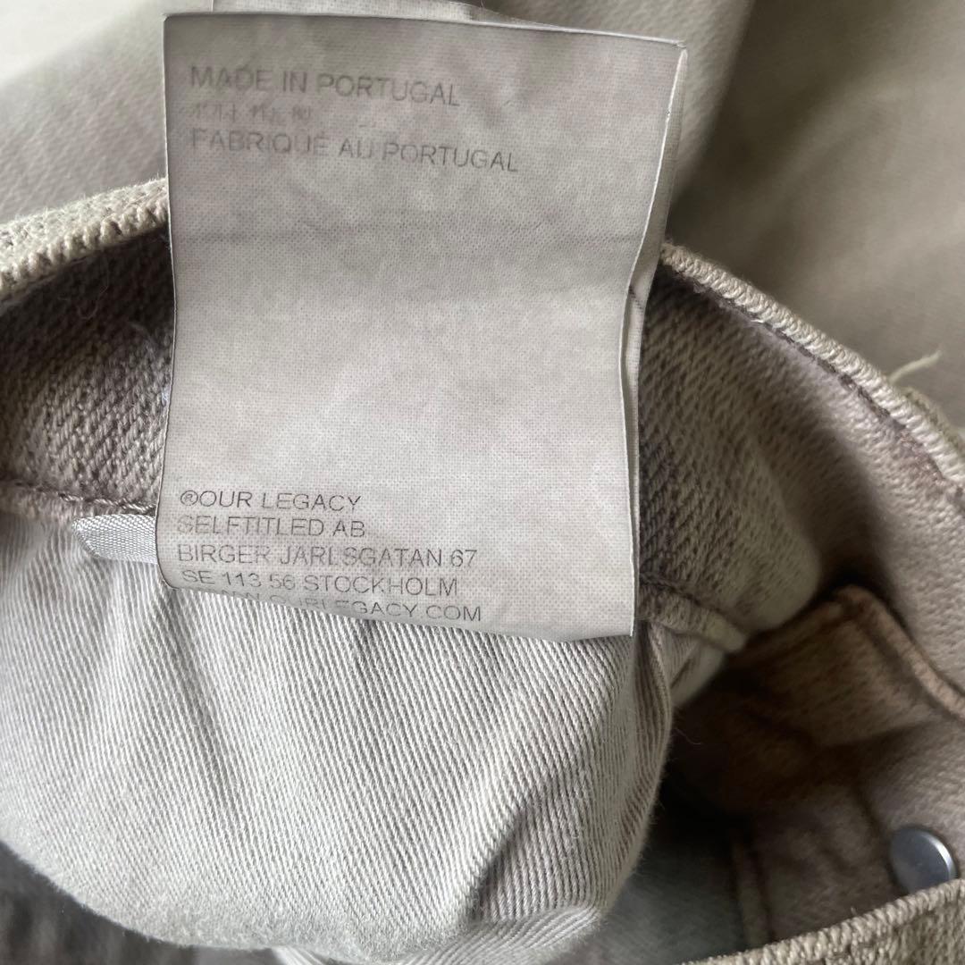 OUR LEGACY ハーフパンツHALF CUT 24SS capri cut