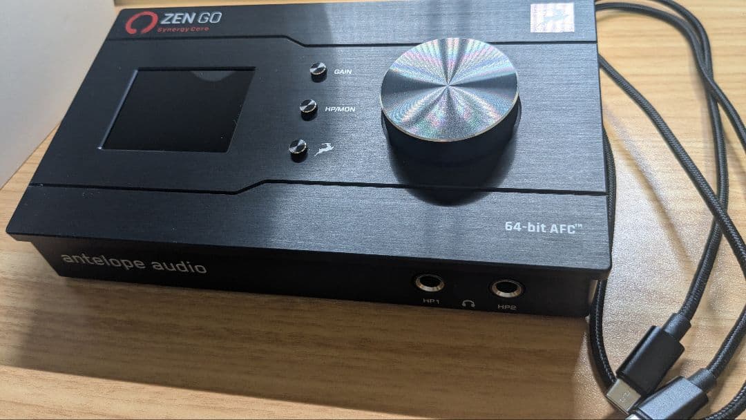 DTM・DAW antelope audio ZEN GO synergy core USB
