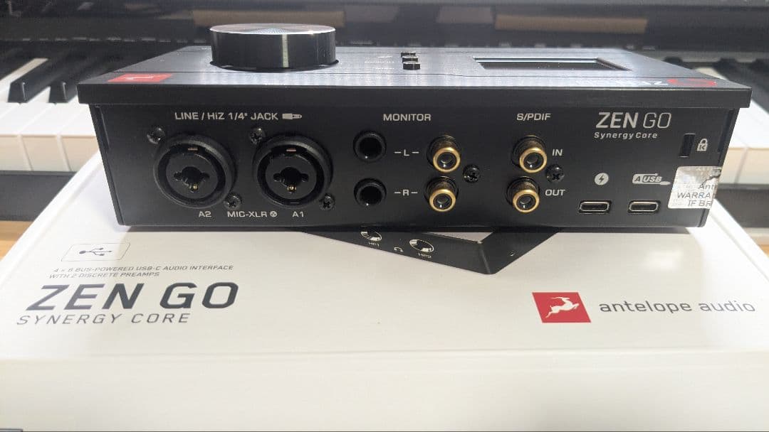 DTM・DAW antelope audio ZEN GO synergy core USB