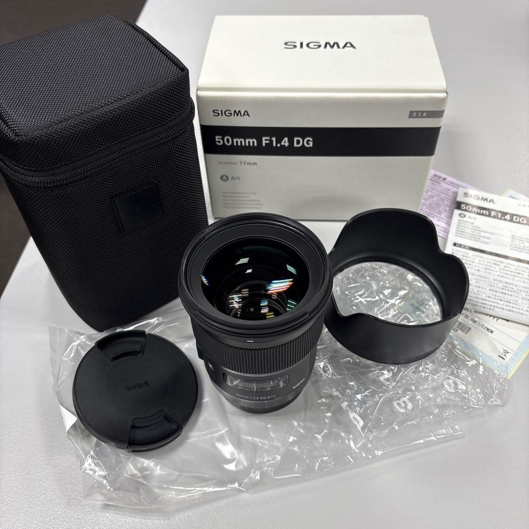 【美品】SIGMA 50mm F1.4 DG HSM Art キヤノンEF用