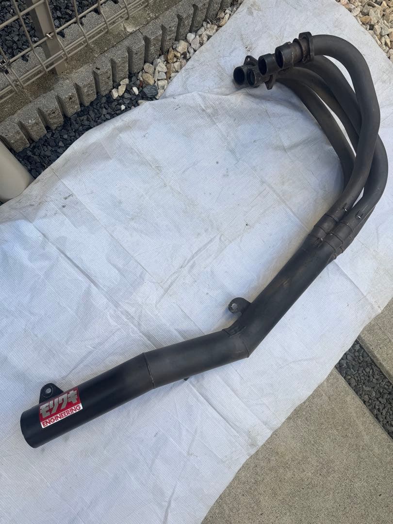 カシスオレンジ　モリワキ　マフラー　ワンピース　CB1100 sc65