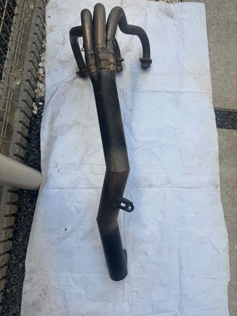 カシスオレンジ　モリワキ　マフラー　ワンピース　CB1100 sc65