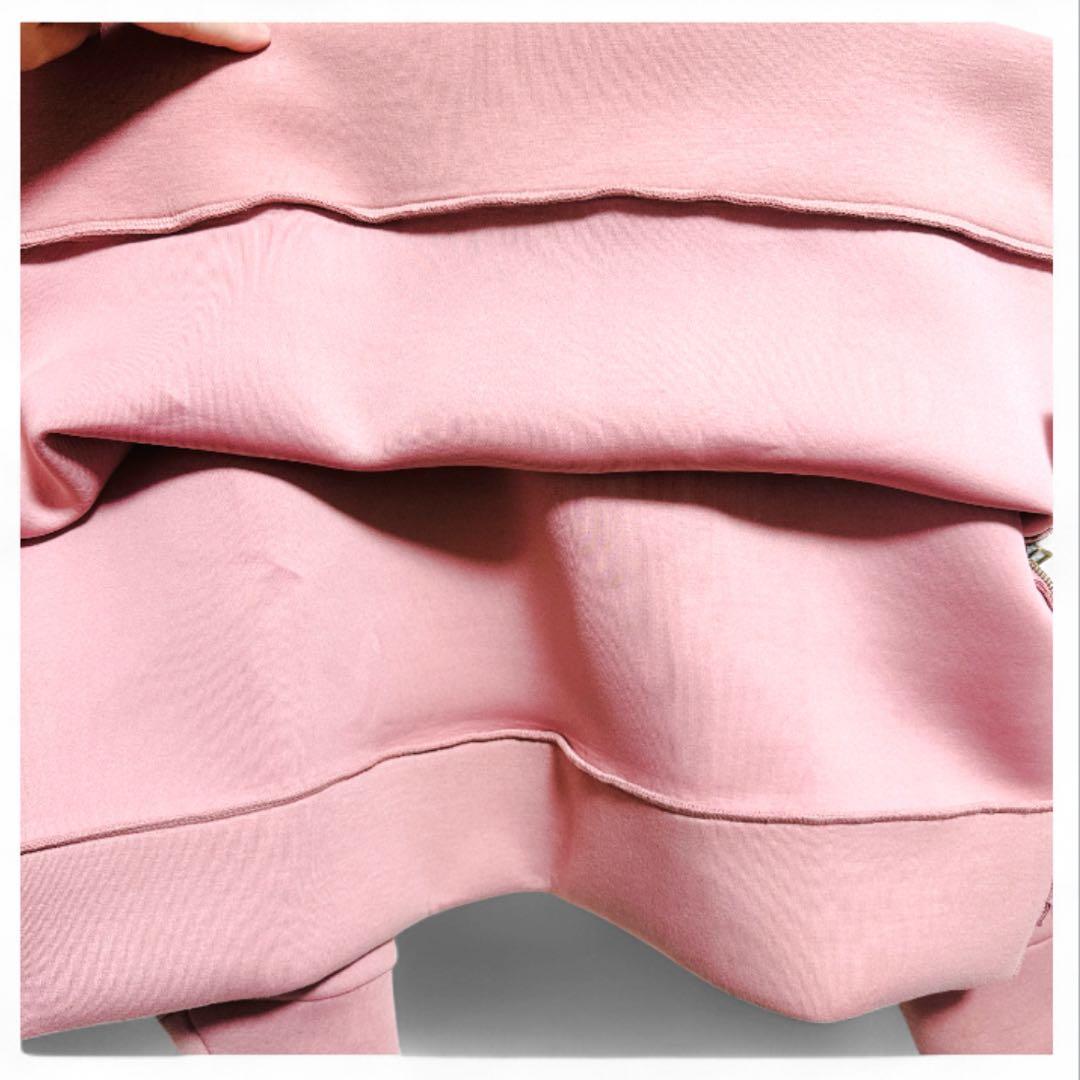 入手困難✨新品【ダムフランク】 ボンディングフーディ F くすみピンク パーカー