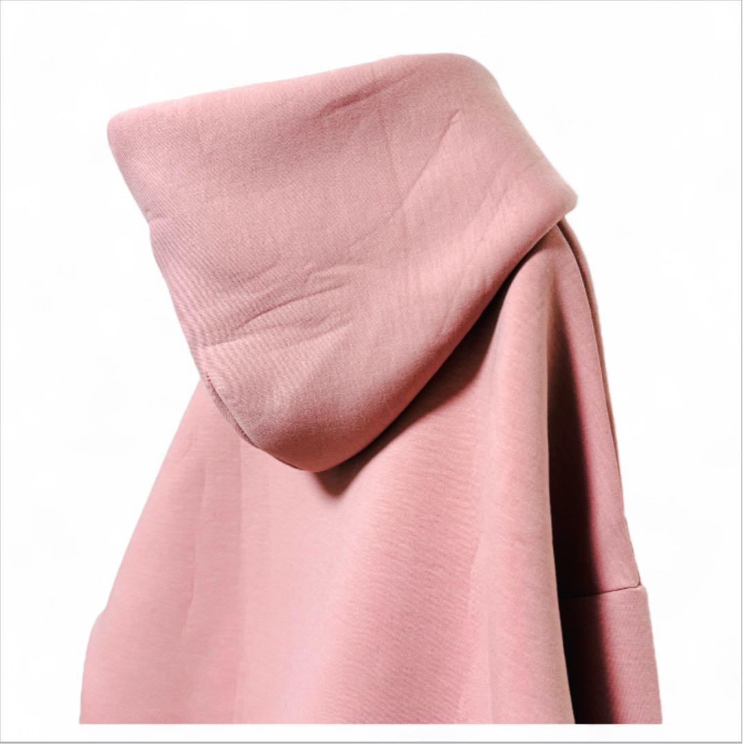 入手困難✨新品【ダムフランク】 ボンディングフーディ F くすみピンク パーカー