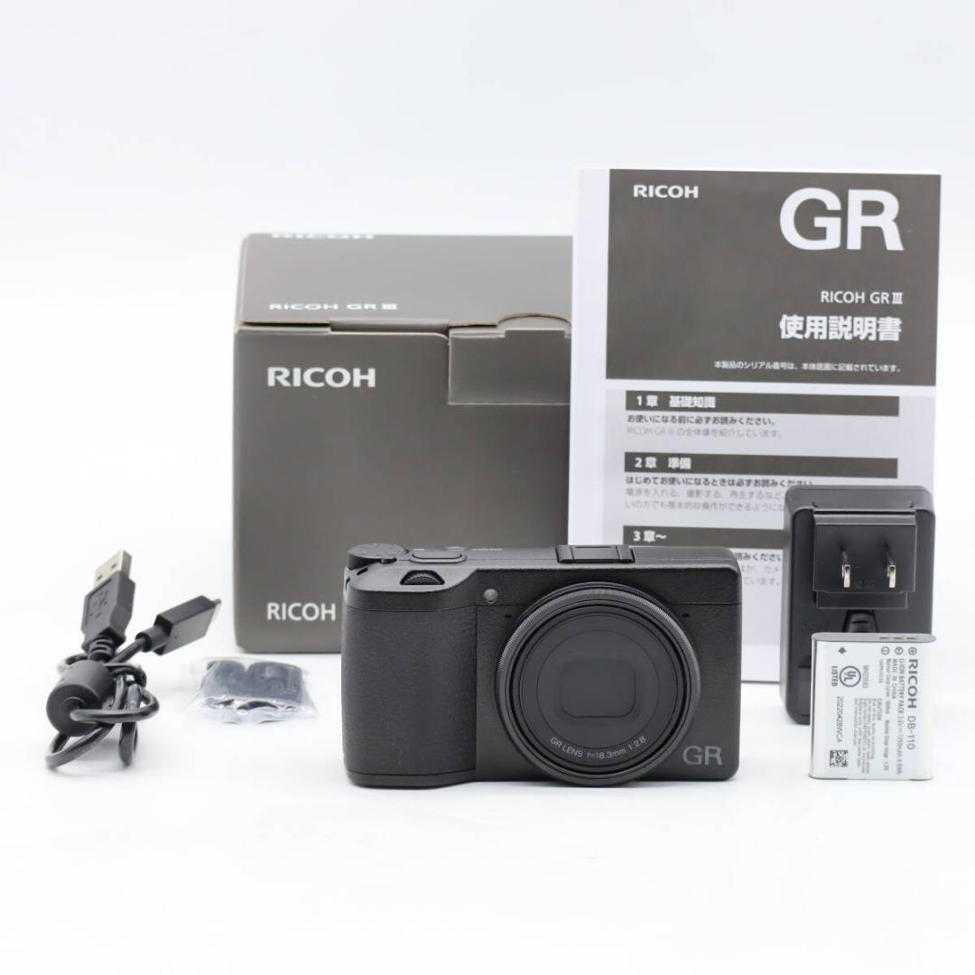 ショット数3030枚 RICOH GR III デジタルカメラ リコー 美品