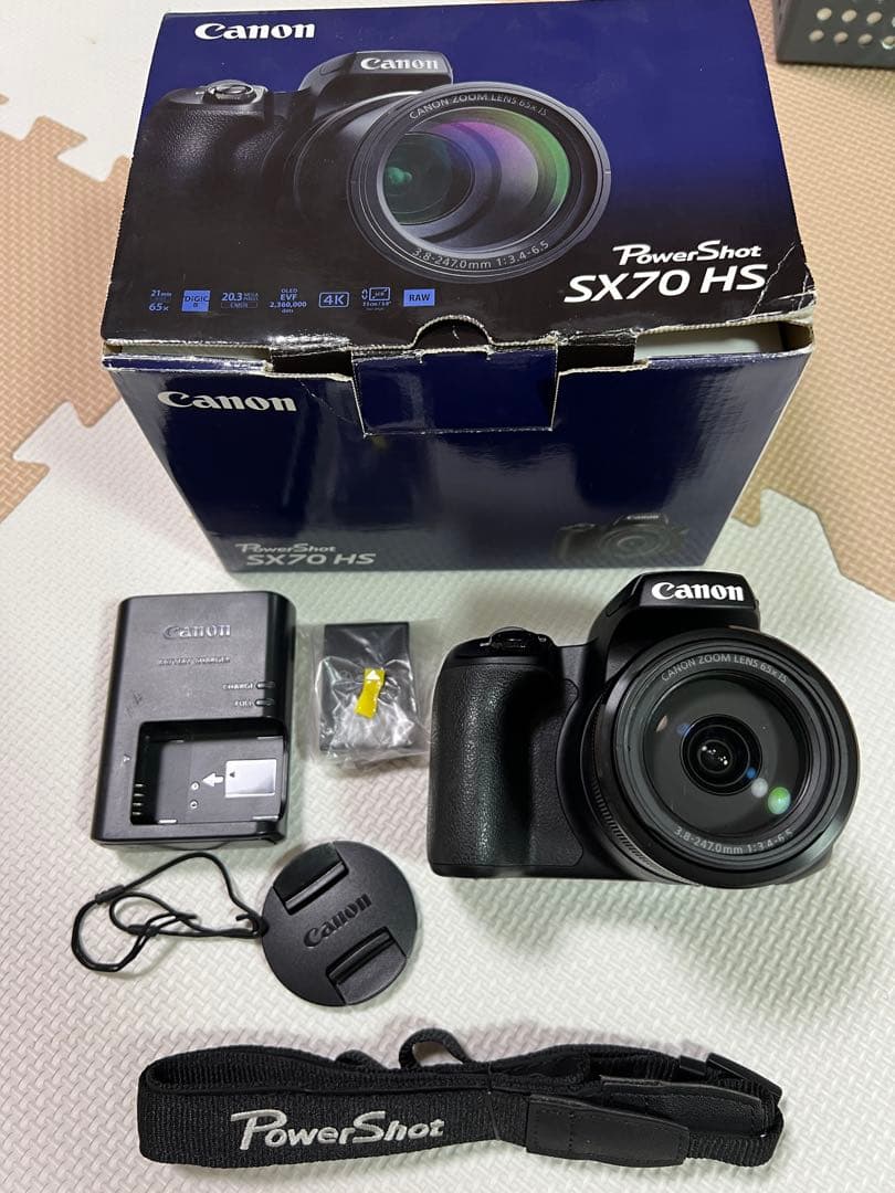 極美品Canon PowerShot SX70 HS 本体と付属品