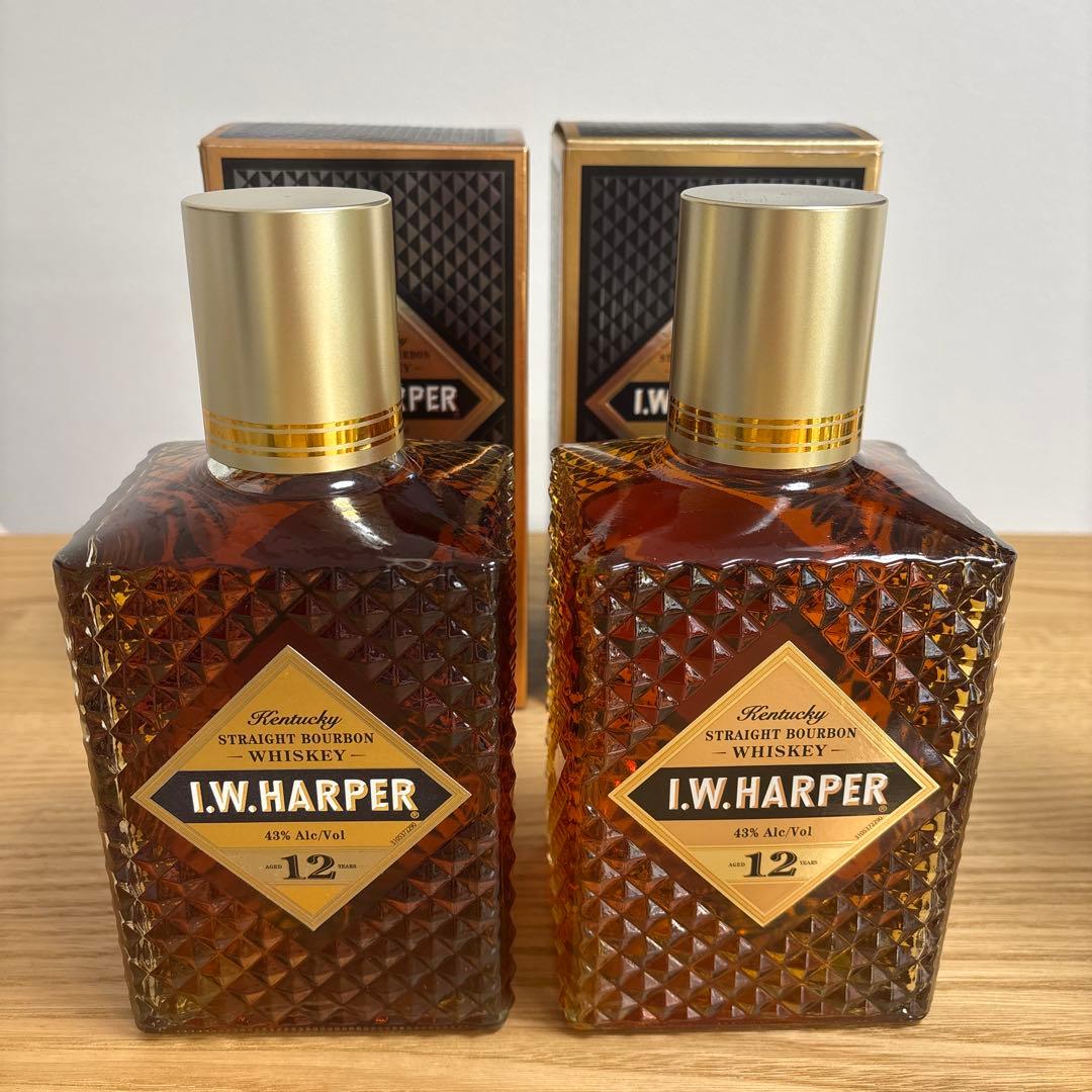 I.W. HARPER 12年 ストレートバーボンウイスキー 750ml ×2本