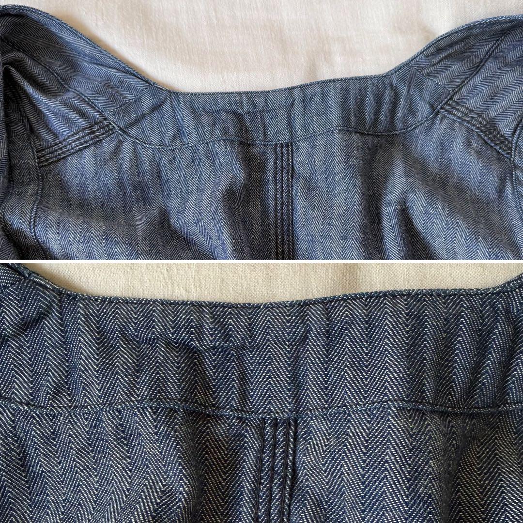 希少 TCB jeans Foremen Vest インディゴHBT 38