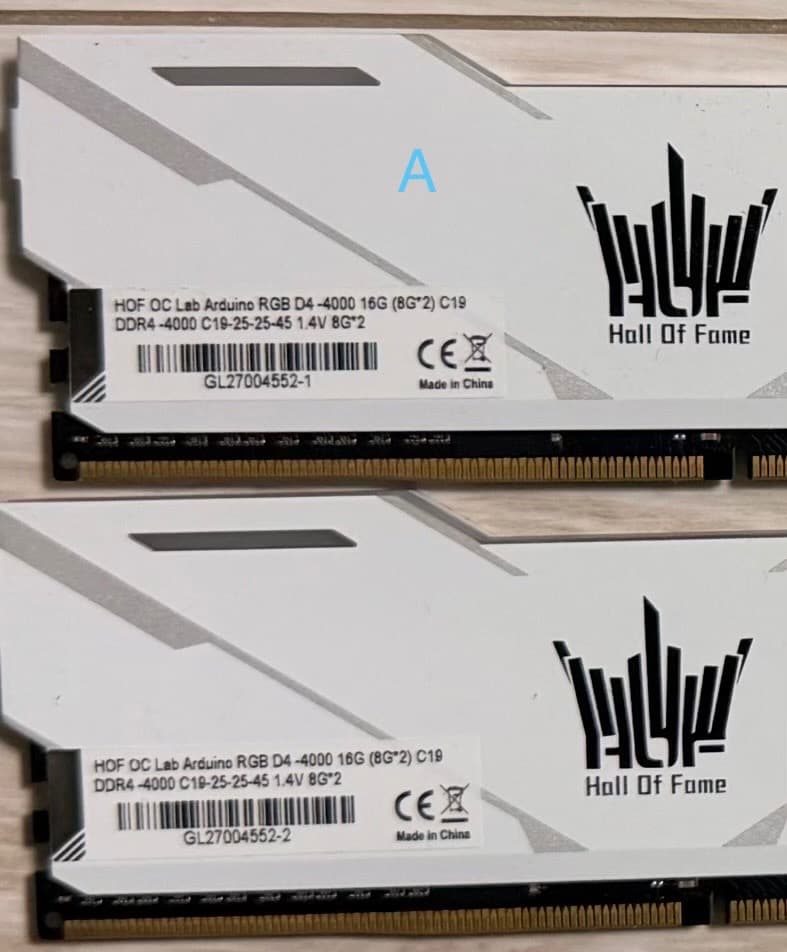 メモリー DDR4 HOF OC Lab Arduino/Aurora RGB(8Gx2)