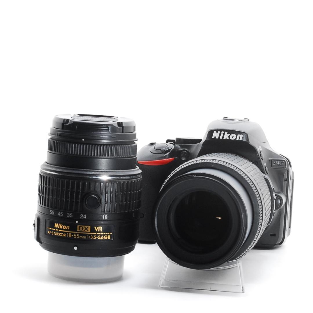 【初心者人気】Nikon D5500 ダブルズーム Wi-Fi内蔵 手振れ補正