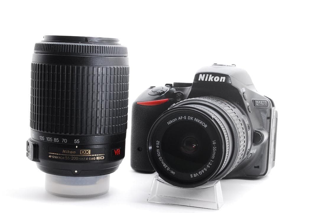 【初心者人気】Nikon D5500 ダブルズーム Wi-Fi内蔵 手振れ補正