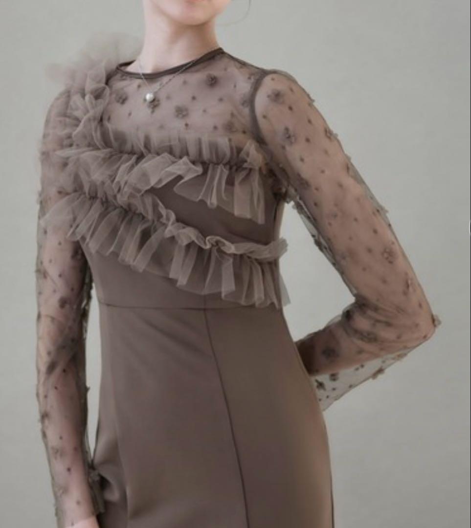 Leja ブラウン ワンピースドレス