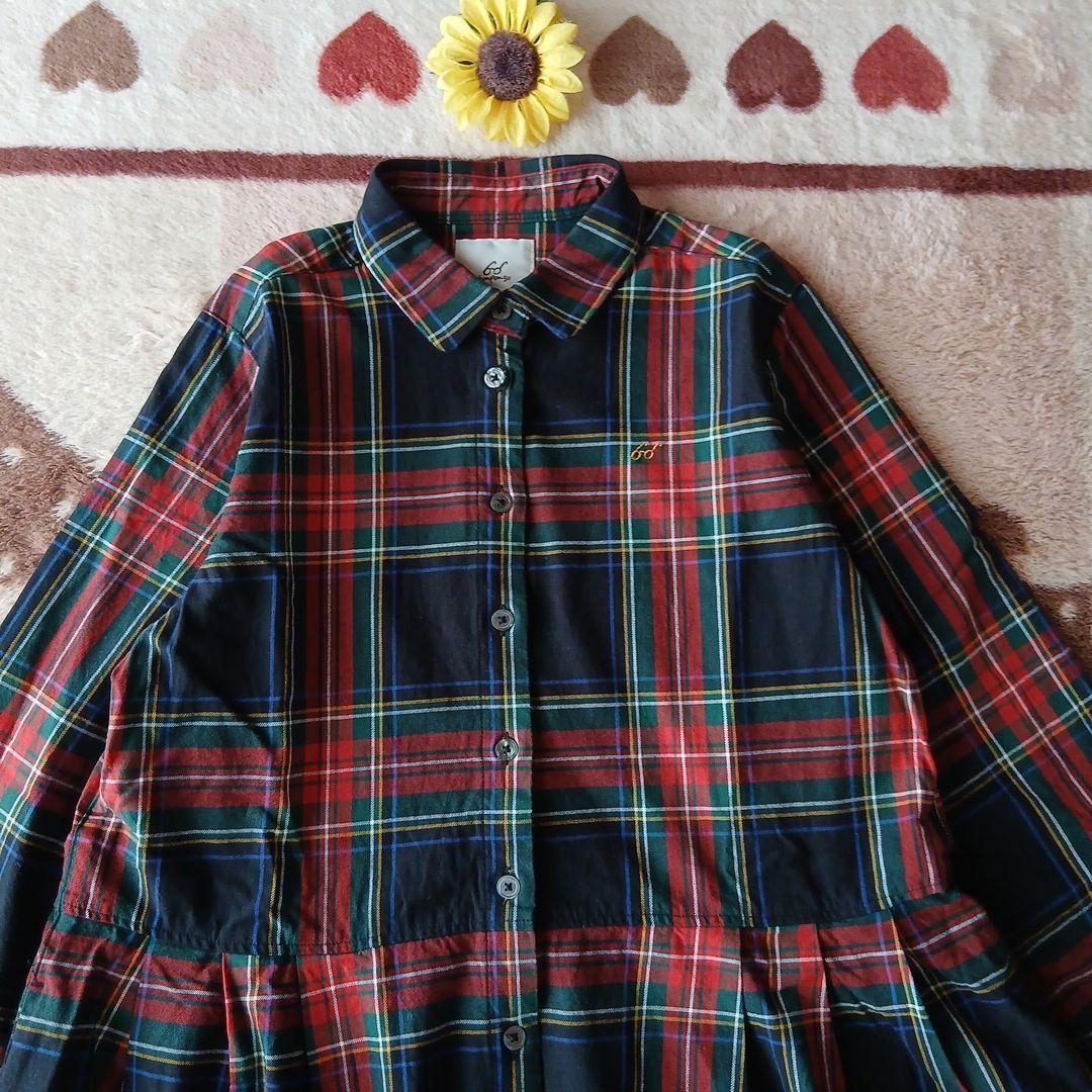 みーきさま専用♡ponさんSunnyclouds♡タータンチェックワンピース美品