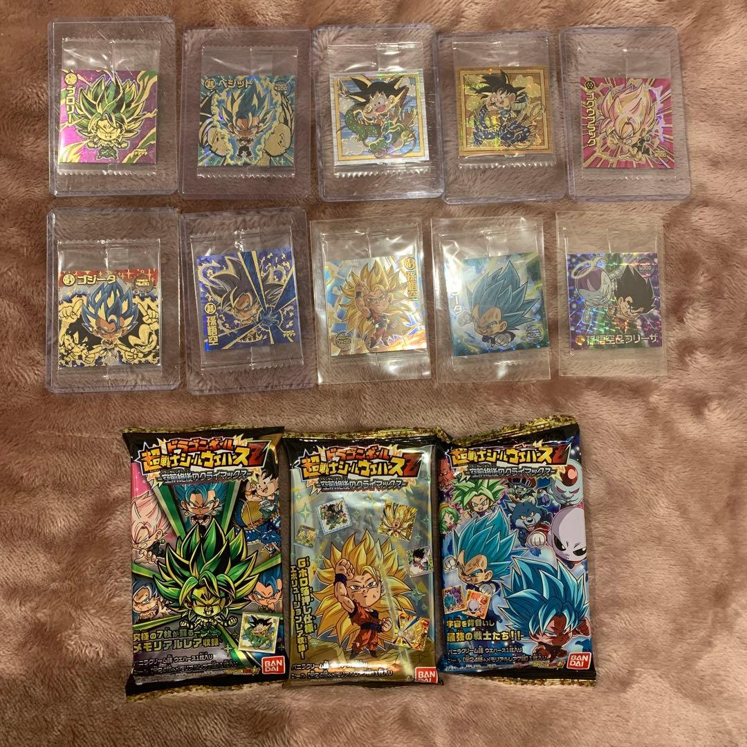ドラゴンボール　ウエハース　メモリアルレア7枚コンプセット