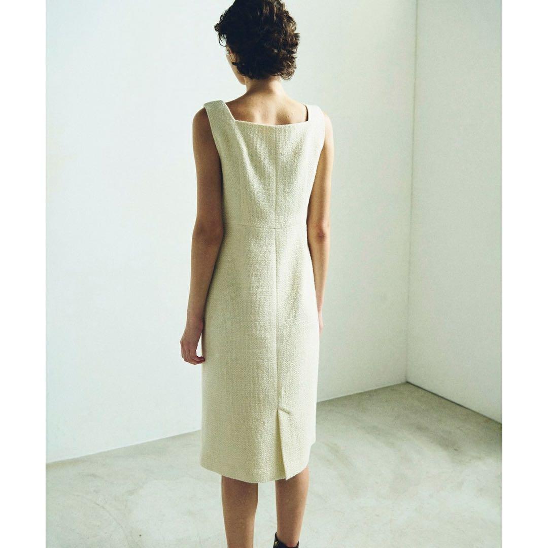 Grace Class ラメツイードワンピース キナリ 38