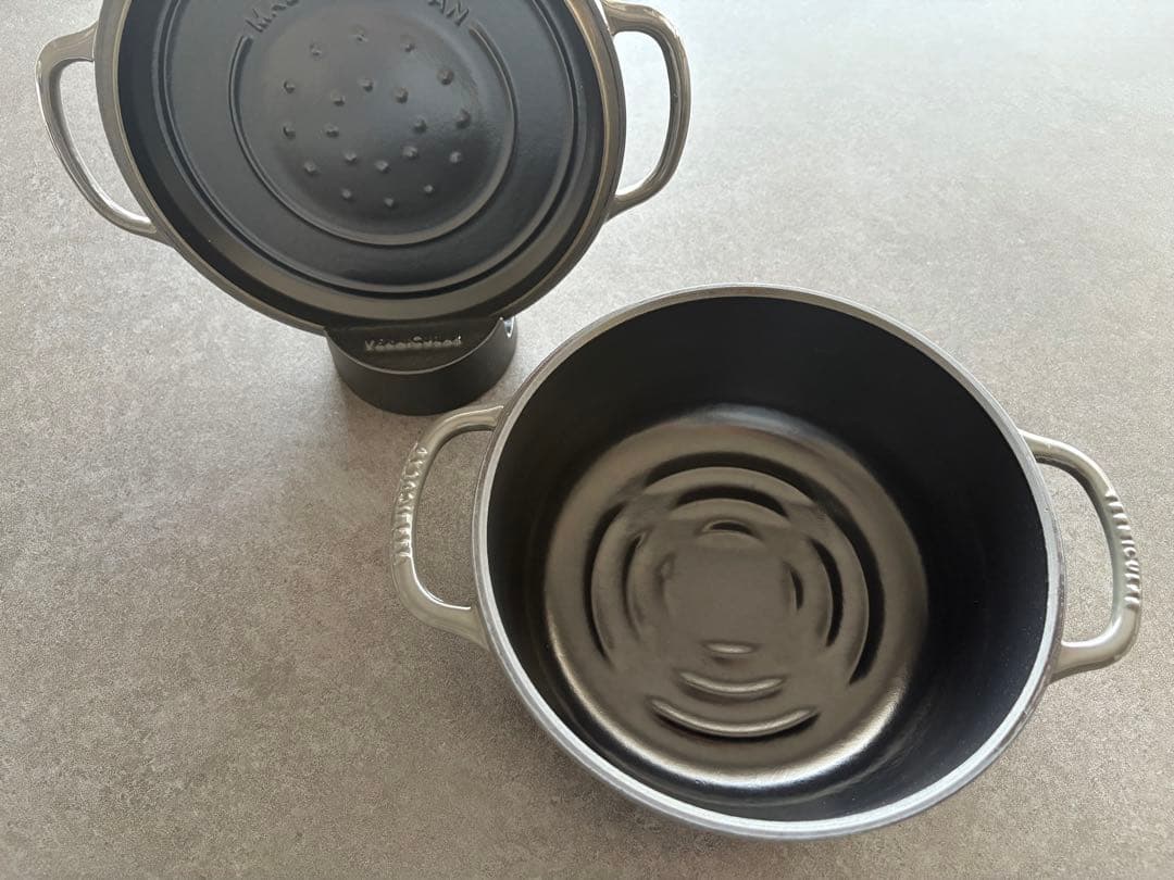 【バーミキュラ】ライスポットミニ PH19Aトリュフグレー 3合炊き レシピ本付