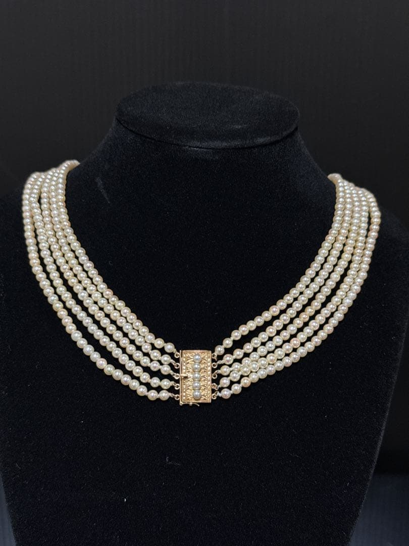 K14 金無垢 金具 真珠 パール ネックレス