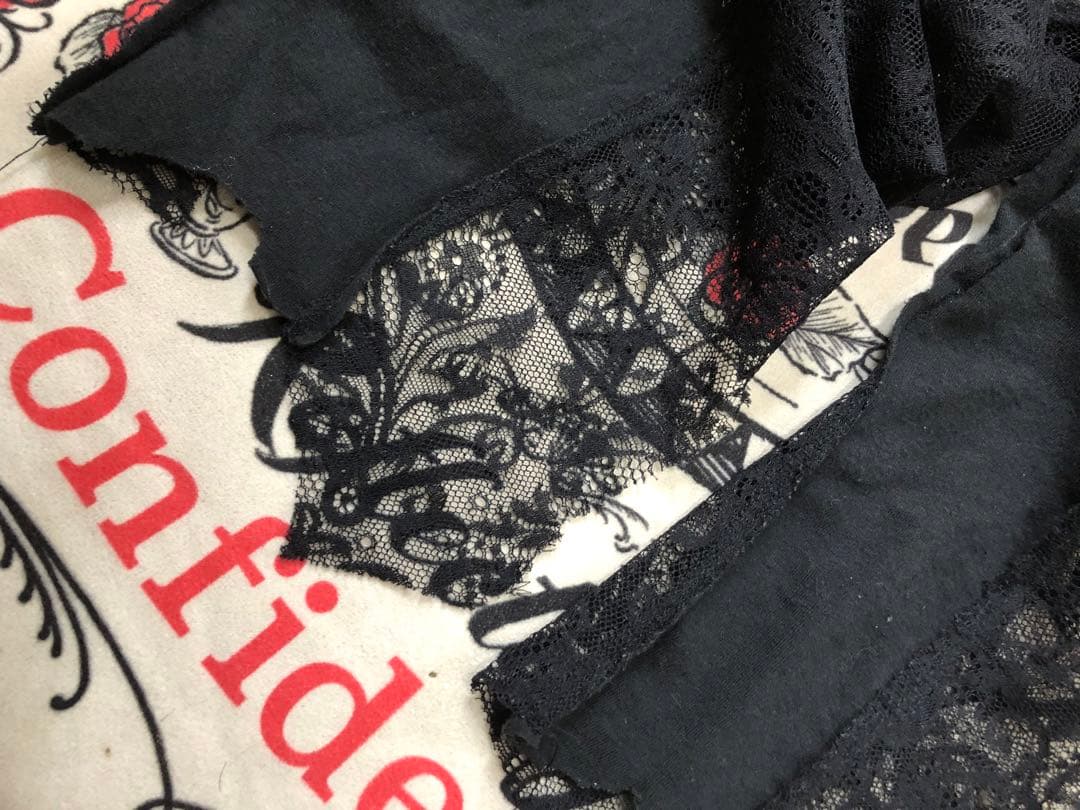 【イフシックスワズナイン】アシンメトリーレースレギンス