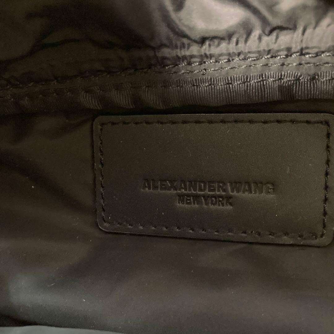 美品　ALEXANDER WANG スタッズ付きファニーパック ブラック