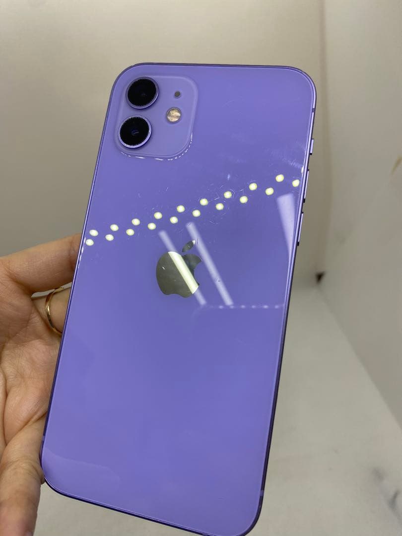 iPhone 12 128GB パープル SIMフリー　24985