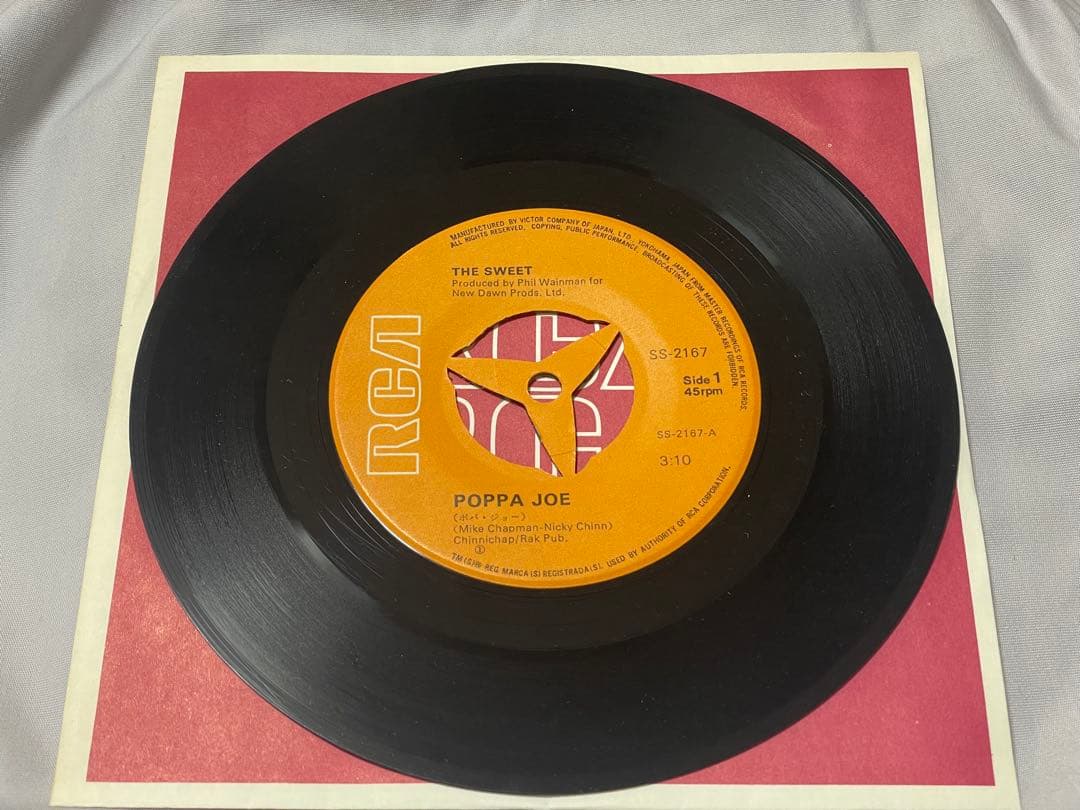 SWEET ポパ ジョー 日本盤 シングル