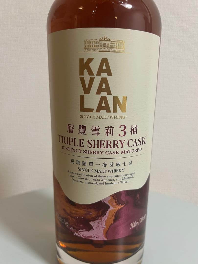 カバランTRIPLE SHERRY CASK 700ml40% 箱潰れあり