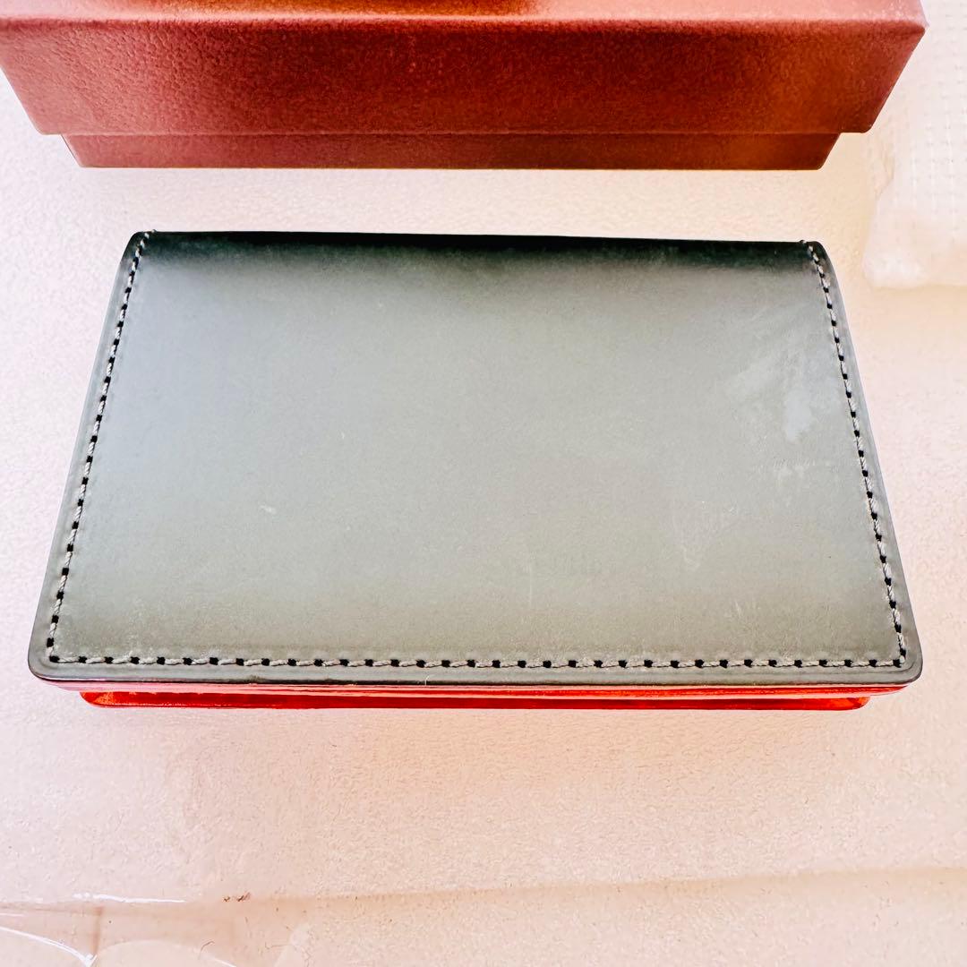 ✨【新品未使用】土屋鞄　ブライドル名刺入れ　ダークグリーン カードケース　日本製