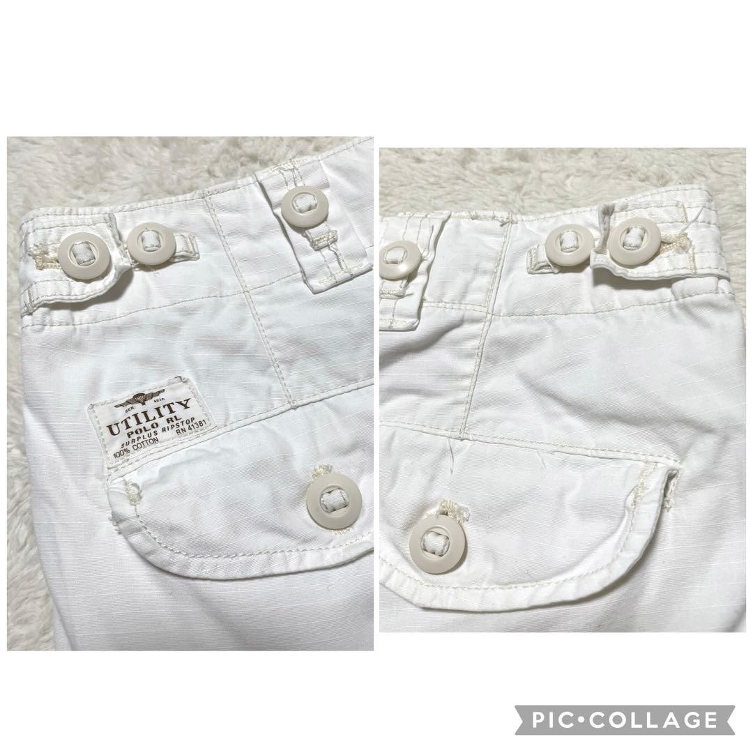 zo691 ポロラルフローレン/短丈/リップストップカーゴショーツ/カーゴパンツ