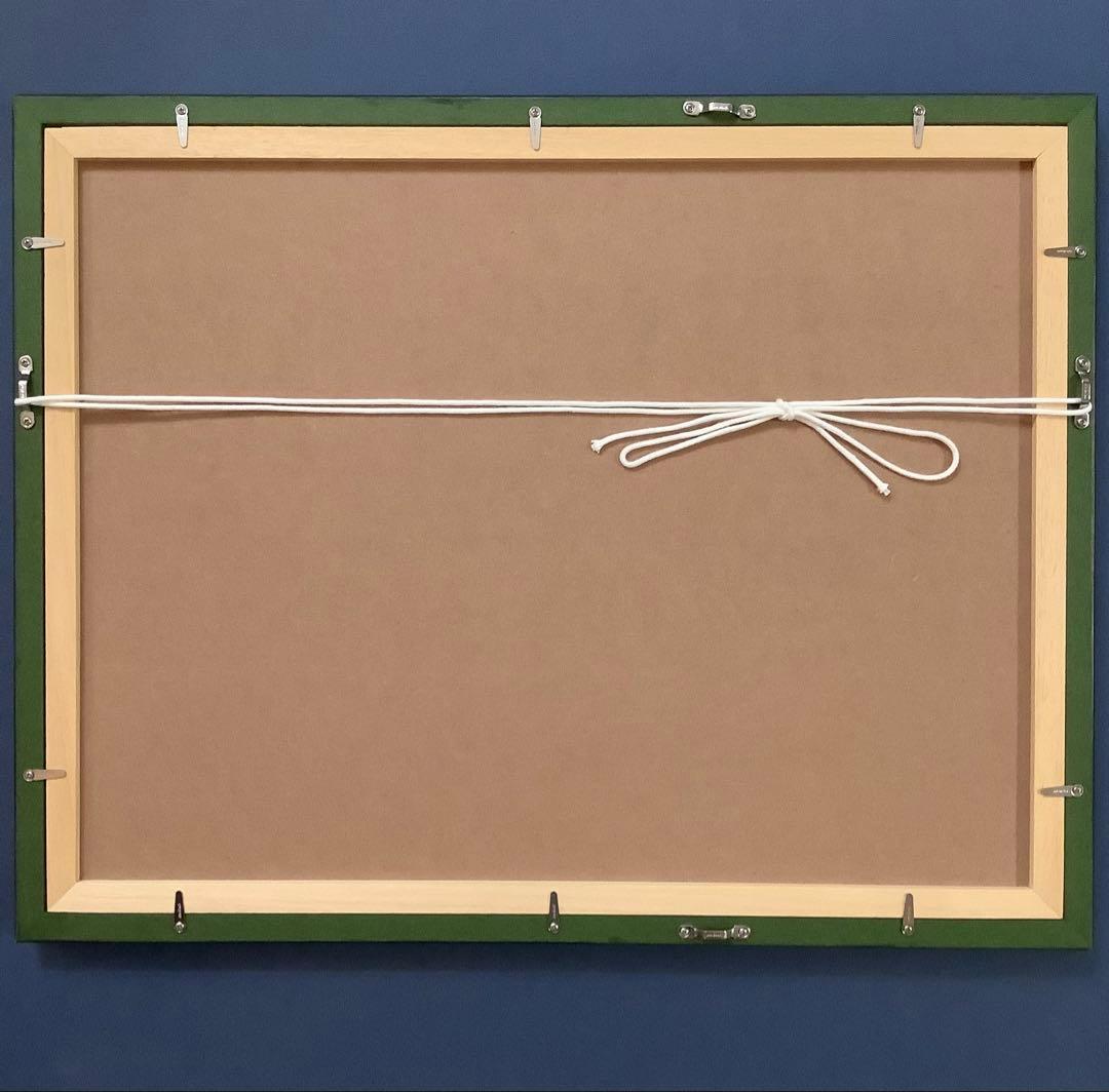 絵画・額縁・織田義郎・アムステルダム・オランダ・銅版画+手彩色・美術品