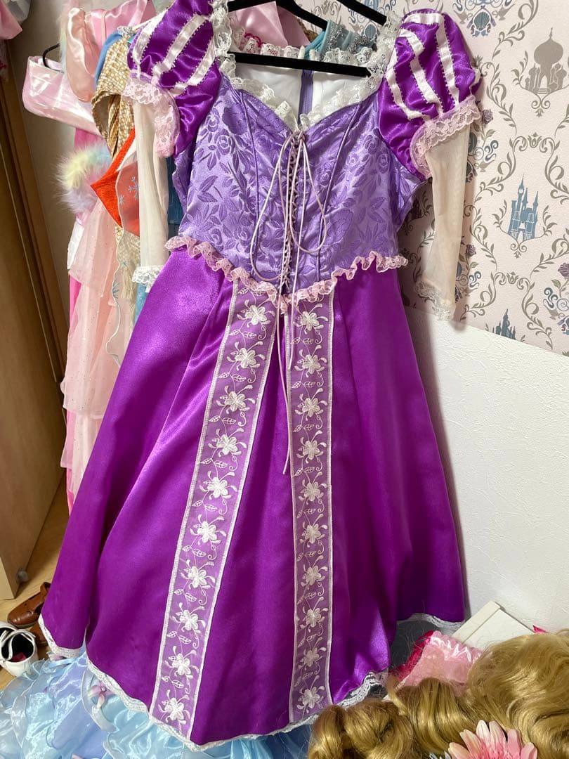 ディズニー ラプンツェル ドレスセット