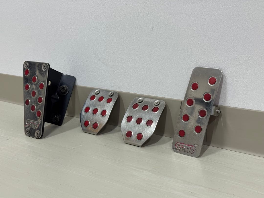 【SUBARU】 STI アルミ ペダル セット MT マニュアル