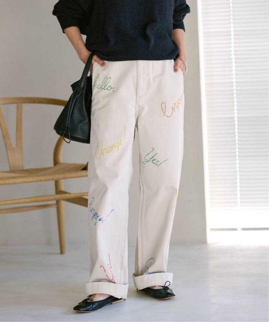 パンツ DRAWING CHINO PANTS