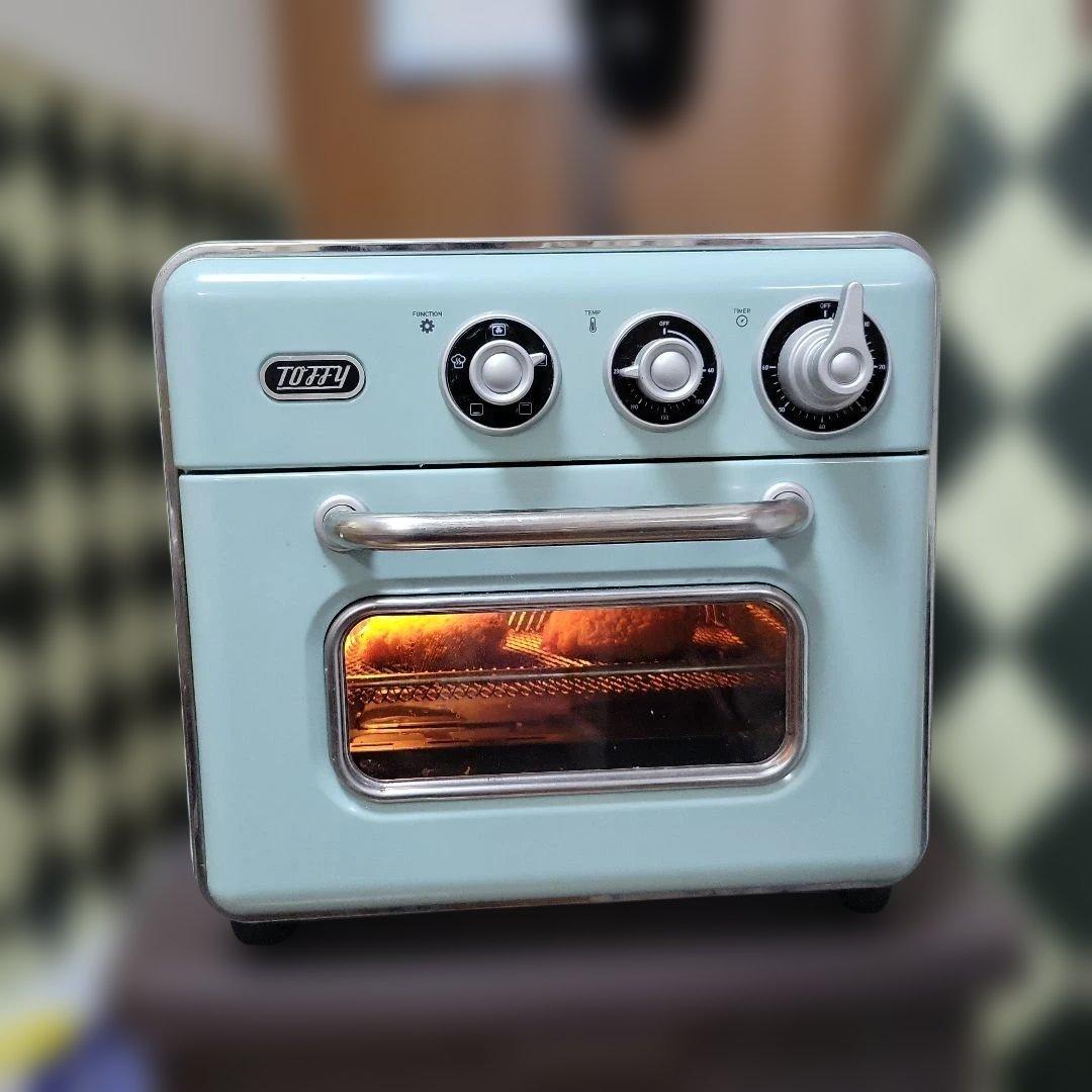 グリーン　ノンフライオーブントースター　K-TS5-PA Toffy